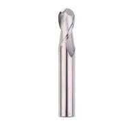 1pc Ball Nose End Mill Tungsten Carbide Cutter CNC Router Bit Milling Tool R0.5 R1 R2 R3 R4 R5 6mm 8mm 10mm Shank HRC55 65 2 Flute(HRC55 Uncoated,R4XD8X16X75L)