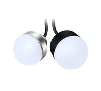1pc Ball Shape Waterproof Led Warning Light 30mm 50mm 70mm 3Colours in 1 Alarm Caution Lamp 12V 24V No Buzzer(50mm 12V Steady S)