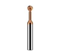 1pc Ball T Shape Cutter Solid R0.5 .75 R2 R3 R4 R5 R6 R7 R8 R9 R10 Metal Steel Long Neck Aluminum Copper Iron Carbide 3D End Mill(Steel,R5x15xD10x60Lx2F)
