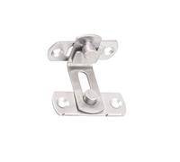 1pc Barn Door Cast Metal Hook Latch Lock Texture Rustic Decoration Ornament Toilet Doors Right Angle Sliding Buckle(S)