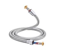 1pc Bathroom 1.5/2/3M Stainless Steel Flexible Shower Hose Explosion-Proof Two-Layer Inner Tube Large Flow Extension Plumbing Pipe(3M)