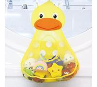 1PC Bathroom Bathtub Baby Set Toy Storage Bag Hanging Net Bath Quick Drying Grid Toy Storage (Yellow)