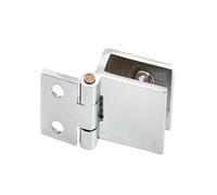 1PC Bathroom Shower Glass Zinc Alloy Door Hinges Cabinet Cupboard Clamp Hinge Home Hardware 0 Degrees/90 Degrees/180 Degrees(0 Degree)