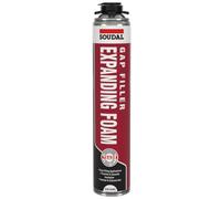 1PC Bazaarist Soudal Gun Grade Expanding Foam 750ml - Self-Expanding PU Gap Filler with Excellent Heat & Sound Insulation, Gun-Applicable Aerosol