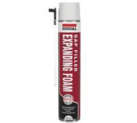 1PC Bazaarist Soudal Hand-Held Expanding Foam 750ml - Self-Expanding Polyurethane (PU) Gap Filler, Thermal & Acoustic Insulation, Interior & Exterior Use, Sandable & Paintable
