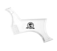 1pc Beard Shaping Tool Hair Liner Template Pro Stencil Comb Shaper for Styling with Trimmer,Razor or Clippers for Man(Transparent)