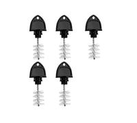 1pc Beer Faucet Brush Tap Beer Tap Cleaning Brush Tap Cover Homebrew 5pcs/lot Faucet Capping Fit US & EU Beer Faucets(Black)