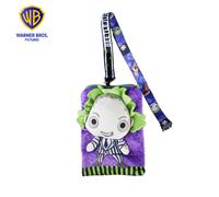 1pc Beetlejuice Plush Smartphone-Fit Lanyard Card Holder Officially Licensed Magical Spooky Cosplay Props Movies Anime Peripheral Gothic Striped Character Themed Accessory Gift
