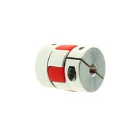 1pc BF D25 L30 Plum Coupling Flexible OD 25mm Coupler Stepper Motor Connector 5/6/6.35/8/10/12/14mm For Ball Screw Optical Axis(D25L30 6 x 10)