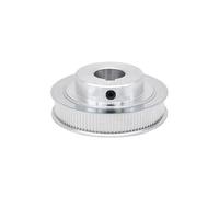 1pc BF-type MXL 50 Teeth Boss Aluminum Alloy Timing Belt Pulley, Synchronous Belt Groove Width 7mm, Bore 12mm, Keyway 4x1.8mm