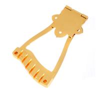 1pc BG-6002GD Hollow Body Archtop Guitar Bridge Tailpiece Gold