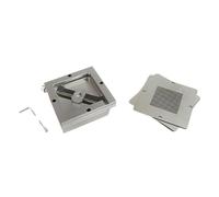 1pc BGA Reballing Station HT-90 with 10 PCS Silver Universal Stencil 90x90mm BGA Reballing Kits for BGA Rework Station