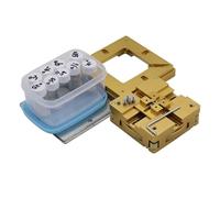 1pc BGA reballing Station kit 90 * 90mm 80 * 80mm BGA reballing Station with 10/PCS BGA Universal Stencil Solder Balls(D Package)