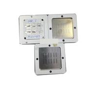 1pc BGA Reballing Stencil Kits for DDR5/DDR6 Tin Planting Platform BGA Template Memory Chip Repair Fixture Reballing Stencil Set(1Pcs Stencil DDR6)