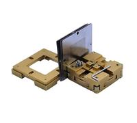1pc BGA tin Planting Platform 80/90 Automatic Locking Precise Positioning chip Fixture Plant Platform Template Maintenance Tool(Red)