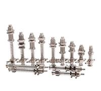 1pc Big Head 11MM OD Suction Cup Manipulator Accessories Bracket Hardware Side Tail Air Intake Vacuum Sucker Mechanical Arm M12 M10(TS-11-L80A-M12)