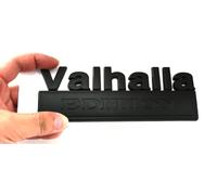 1pc Big Size Vikings Valhalla Edition Auto Emblems Truck Badge 3D Car Bumper Sticker Assassin's Creed Valhalla Edition Emblem 3D Badges Decals Car Replacement, Viking Seasons (Matte Black)