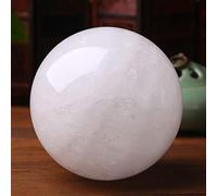 1pc Big White Ball Fengshui Crystal Selenite Stone for Decor Beautiful Ornament, ball-15cm Gemstone Stone