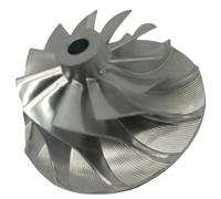 1pc Billet Turbo Compressor Milling Wheel Upgrade 36.3 49mm 6 6 Bald 11 6 6 5001865225 Compatible For BMW 320 2.0D E46 150HP 110 Kw(11blades)