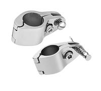 1pc Bimini Top Jaw Slide Fitting 316 Stainless Steel Boat Accessories Top Hinged with Pin 22mm/25mm/30mm/32mm Hardware(with Pin 30mm)