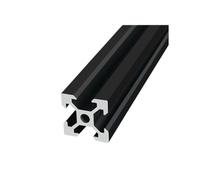 1PC Black 2020 V-Slot Aluminum Profile Extrusion 100mm-800mm Length Linear Rail for CNC 3D Printer(220mm,2020V)