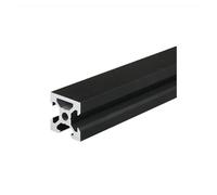 1PC Black 2020 V-Slot Aluminum Profile Extrusion 100mm-800mm Length Linear Rail for CNC 3D Printer(380mm,2020V-N1)