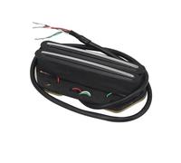 1PC Black Alnico 5 Dual Rails Bridge Pickup Electric Guitar Mini Humbucker Pickup For TL Guitar(6-7K)