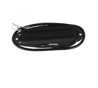 1PC Black Alnico 5 Dual Rails Pickup Electric Guitar Humbucker Pickup 4-Wires Guitar Parts Neck/Middle/Bridge Option(Bridge)