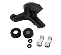 1PC Black Brass Bathroom Shower Faucet Bath Mixer Tap Wall Mounted Bathtub