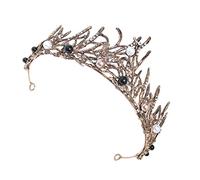 1pc Black Crown Prom Crowns Hair Bride Headpieces for Wedding Bride Hair Decor Princess Headdress Vintage Wedding Headpiece Crystal Crown Bride Wedding