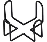 1Pc Black Iron Coaster Holder Metal Storage Rack Coasters Shelf for Both Round and Square Coasters Bar Tools and Drinkware,Dining and Entertaining,Bar Coaster 4.13 X 4.13 X 3.15inch