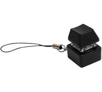 1Pc Black Keyboard Keychain Light Up 7 Modes LED Light Toys Stress Relief Gifts,Stress Relief Artifact to Pass The Time to Class Fidget Toys and Office Boring Vent Novelty Squeeze Toys