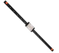 1PC Black MGN7 MGN9 MGN12 MGN15 Miniature Linear Rail Slide 100mm to 1000mm with 1PC MGN Slider Antirust Blackening Treatment(MGN7 C,450mm)