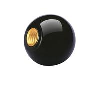 1pc Black or Red Plastic M4 M5 M6 M8 M10 M12 M14 M16 Thread Ball Shaped Head Clamping Nuts Knob(Black,M16x50mm)