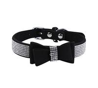 1Pc Black Pet Bow Tie Collar for Dogs Cats Comfortable Neck Ring Pet Accessory Stylish Neck Chain for Photo Props Everyday Wear