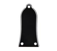 1pc Black Plastic Bell Style For Epiphone Electric Guitar Truss Rod Cover 3ply