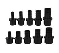 1pc Black PVC Hose Joints 20/25/32mm to 8 10 12 16mm Barbed Adapt Pipe Fittings(5 Pieces,25mm to 16mm)