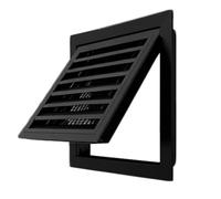 1pc Black Square Access Panel for Gas Vents - Custom Aluminum Alloy Inspection Door for Wall & Ceiling, 17.7x11.8in, Durable, Easy Installation, Perfect for Home & Commercial Use