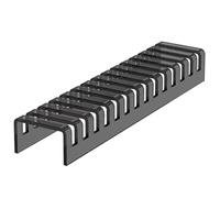 1pc Black Tile Display Stand 14-Slot Small Showroomfor Marble Glass & Stone Samples - Ideal for Retail Stores & Exhibitions