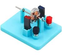 1Pc Blue DIY DC Electrical Motor Assemble KIT - STEM Science Lab Educational Physics Learning Experiment Ornaments for Electrical Motor 1 Small in Size and Light in Weight,Learning and Education