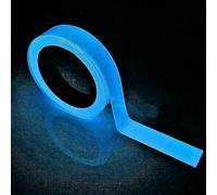 1Pc Blue Glow in The Dark Tape Fluorescent Spike Sticker for Stairs Walls Steps Safetys Exits Sign Warning Tape Self-Adhesive Luminous Tapes Safety Warning Tapes(9.8 in),Work Safety Equipment