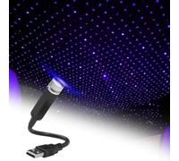 1Pc Blue USB Star Projector, Adjustable Romantic Starry Sky Projector, Portable Atmosphere Decorative Auto Roof Light for Various Occasions, Tools and Home Improvement, Wall Light