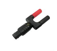 1pc BNC Female Oscilloscope Probe to Double Row Banana Adapter for Electronic Testing and Circuit Debugging