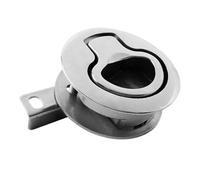 1pc Boat 316 Stainless Steel 2" Flush Pull Slam Latch for Boat Deck Hatch Door Turning Lock Hardware