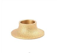 1pc Bore 20mm Dia 75mm Vacuum Brazed Diamond Profile Grinding Wheel A Variety Of Shapes Diamond Disc Abrasive Grinding Wheel Tools(Demi-bullnose 10mm)