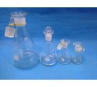 1pc Borosilicate Erlenmeyer Flask 50-1000ml - Iodine Determination Laboratory Glassware with Standard Taper Joint(150ml with 19/22 Stopper)