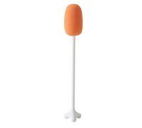 1pc Bottle Brush Rotating Cleaning Brush Cleaning Brush Handle Bottle Cleaner Clear Sponge Brush Milk Bottle Sponge Clean Brush Glass to Rotate Cup White