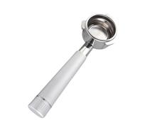 1pc Bottomless Portafilter Compatible for Stainless Steel Coffee Espresso Machine Handle(Silver,54mm)