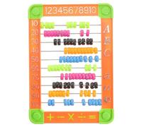 1pc Boy Girl Educational Abacus Toy with Base Lightweight Math Learning Plaything for Boys and Girls Enhances Numeracy Skills and Brain Development Random Color