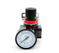 1pc BR3000 G3/8 inch pressure regulator, mini air pressure relief control, compressor regulator, processing device with instrument(BR3000 add PC8)